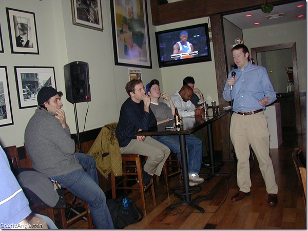 If I had my guess, I'd say James K. is telling some sort of Bengie Molina joke right here. Also note that he appears to have lulled Sam to sleep